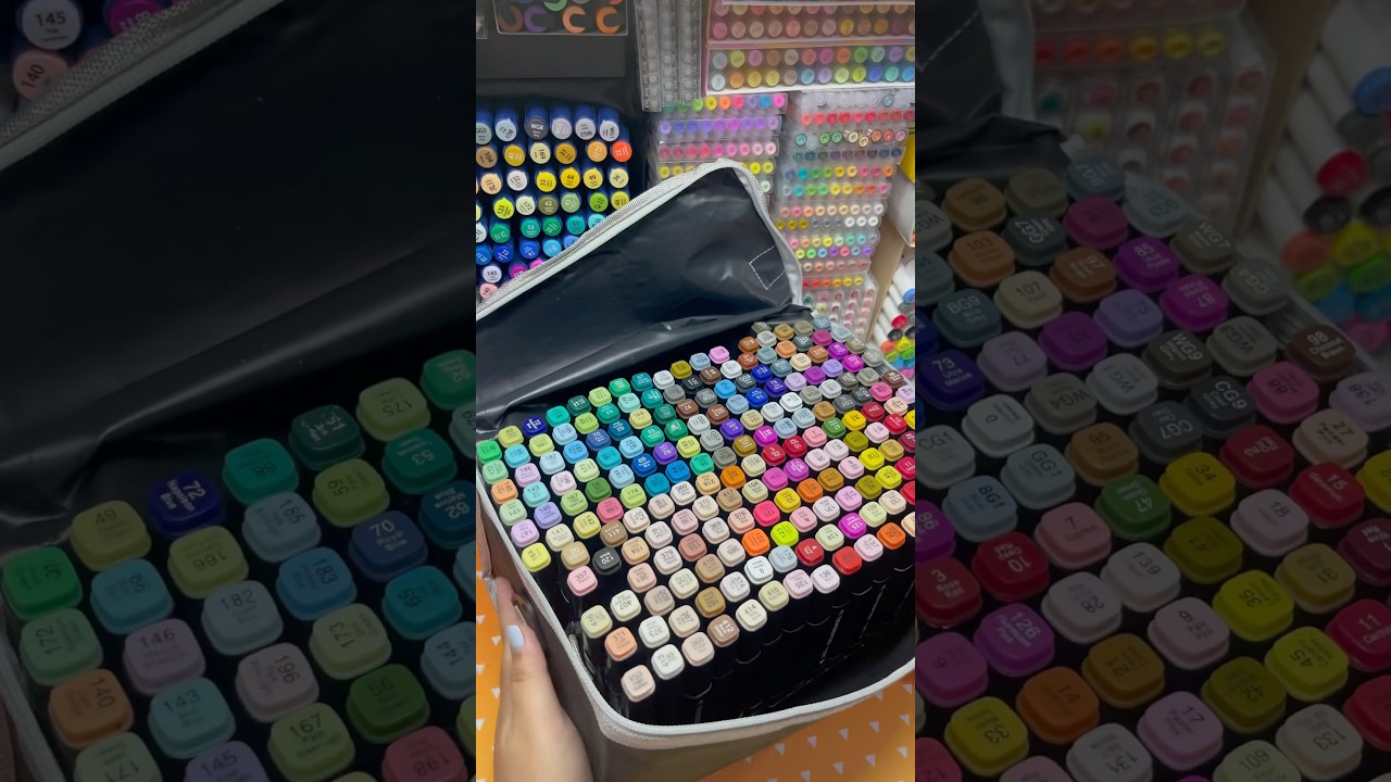 Touch Markers #touchmarkers #markers #coloring #satisfying #unboxing #art #artandcraft #collection