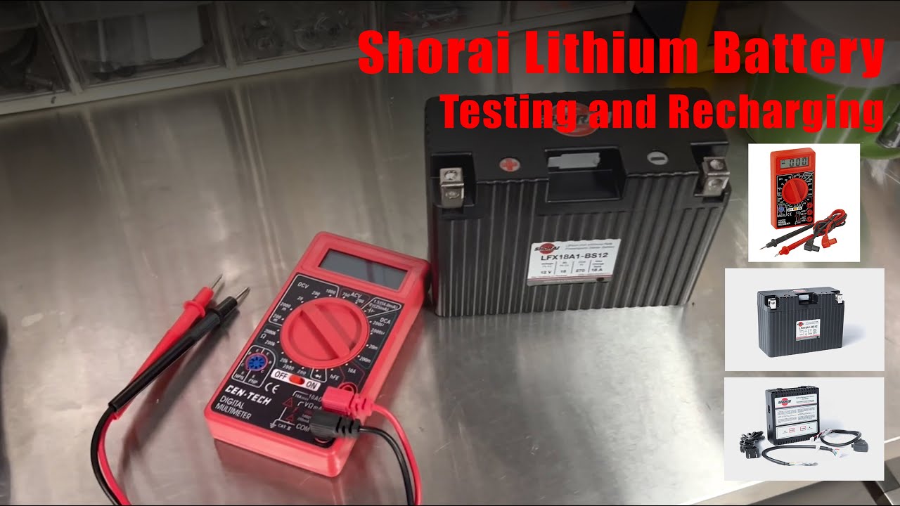 Shorai Motorcycle Battery Testing and Recharge - IT CAN BE SAVED!!!