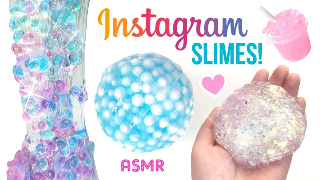 5 MORE Amazing Instagram DIY Slimes!! ASMR AF