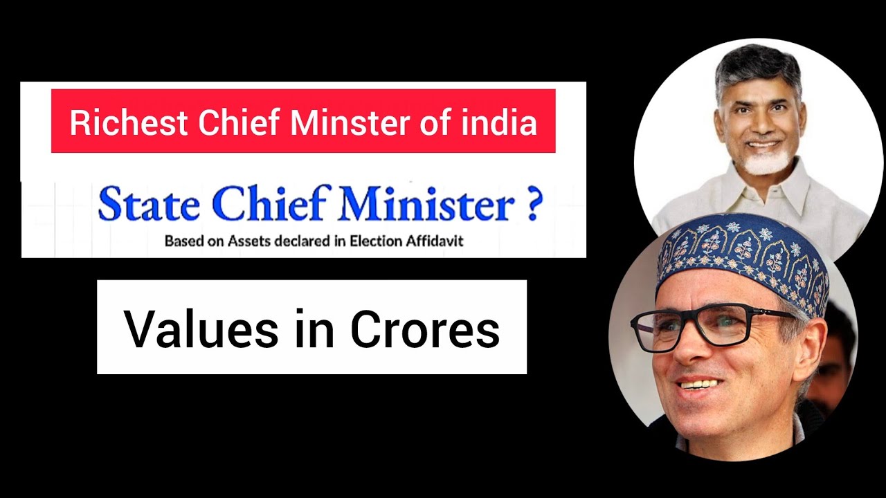 Richest Chief Minster of india?
