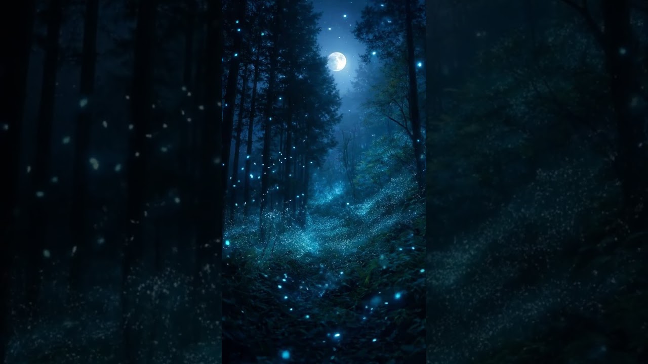 Fall Asleep Fast 🌙 Magical Forest Night 