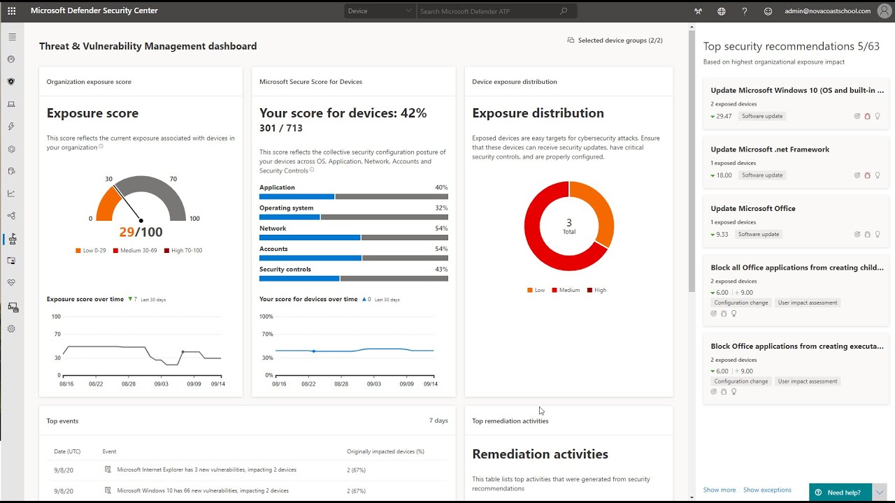 Microsoft Defender ATP Threat and Vulnerability Management Demo
