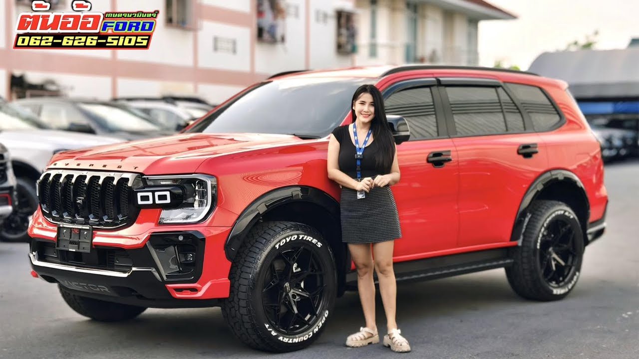 2026 Let's See Ford Everest Sport 6AT + Lava Orange Wrap Package Victor Decoration Thailand Review