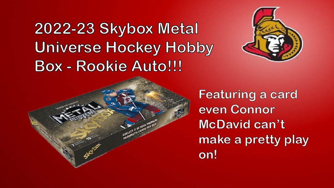 2022-23 Skybox Metal Universe Hockey Hobby Box - Rookie Auto!