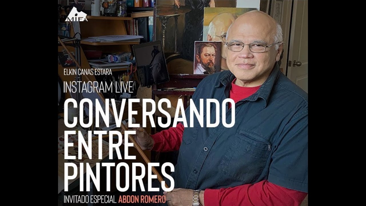 Conversando con Abdón Romero.