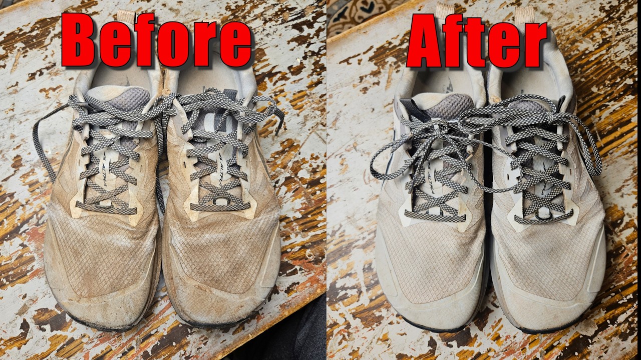 Easiest and Quickest Method to Clean Your Hiking and Running Shoes