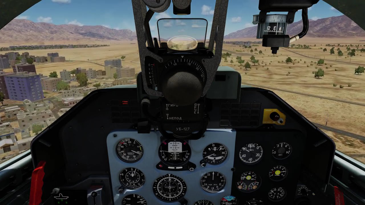 L-39C landing in Lar Airbase