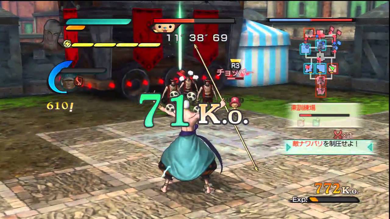 One Piece Pirate Warriors 2: PTS Zoro S-Rank - Very Hard Mode - Enel Gameplay