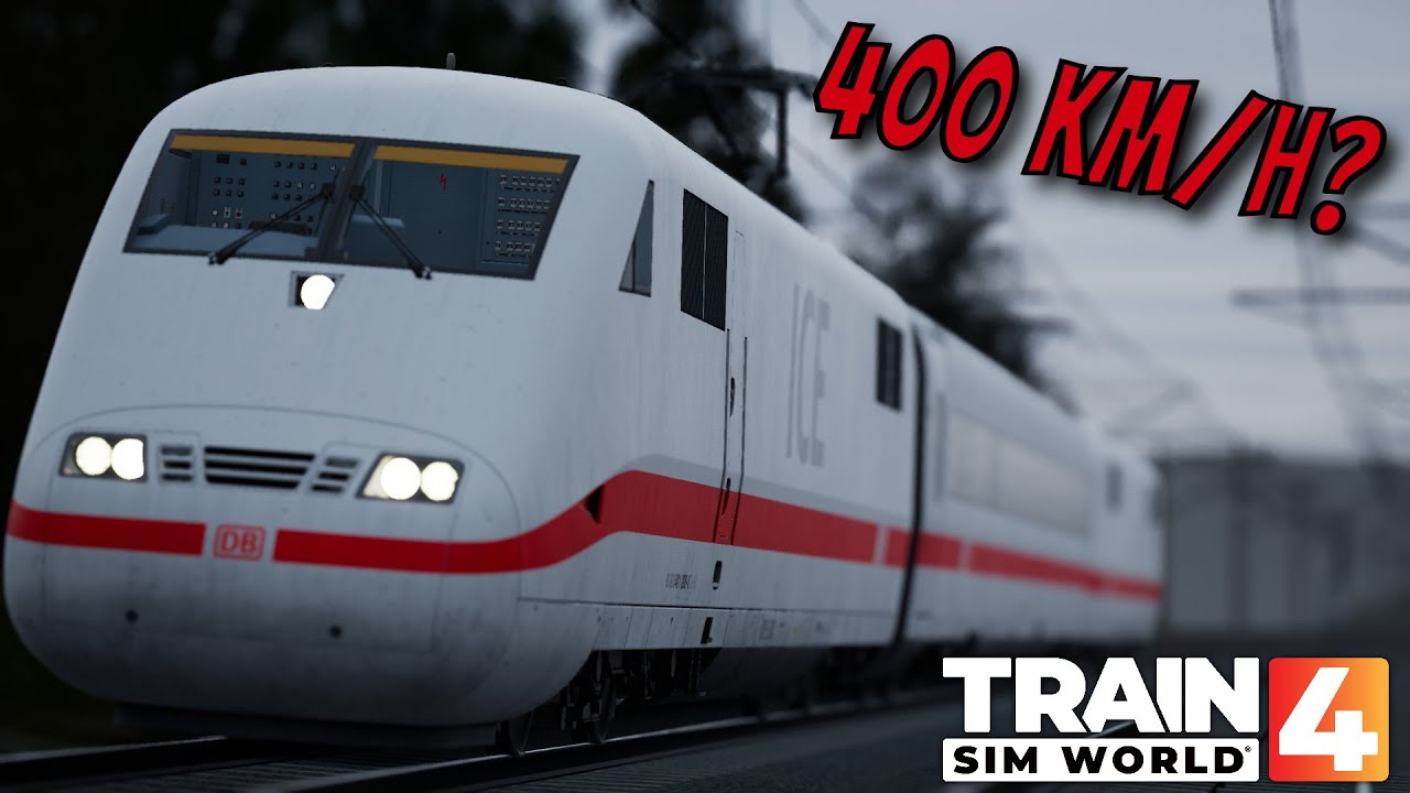 ICE Experimental Rekordfahrt | Knacken wir 400km/h? | Train Sim World 4