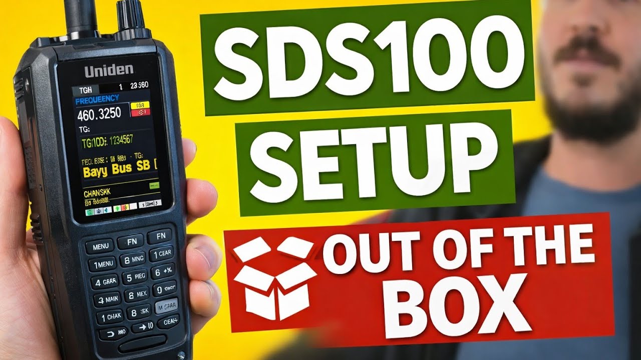 Uniden SDS100 Quick Start Guide – Start Scanning in Minutes (Beginner Friendly!)