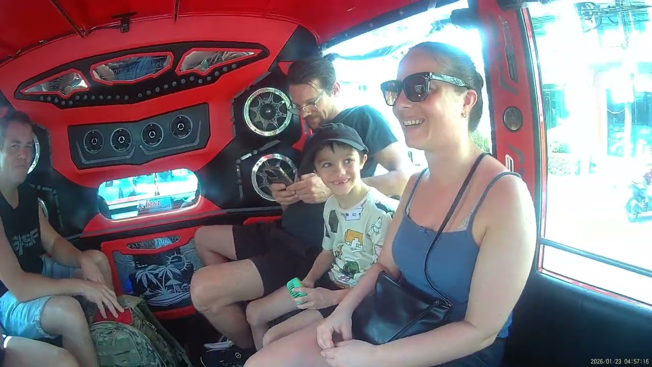 Thailand 2026 del 3. Monkey Hill, Old town Phuket, Tempelmarknaden Karon.