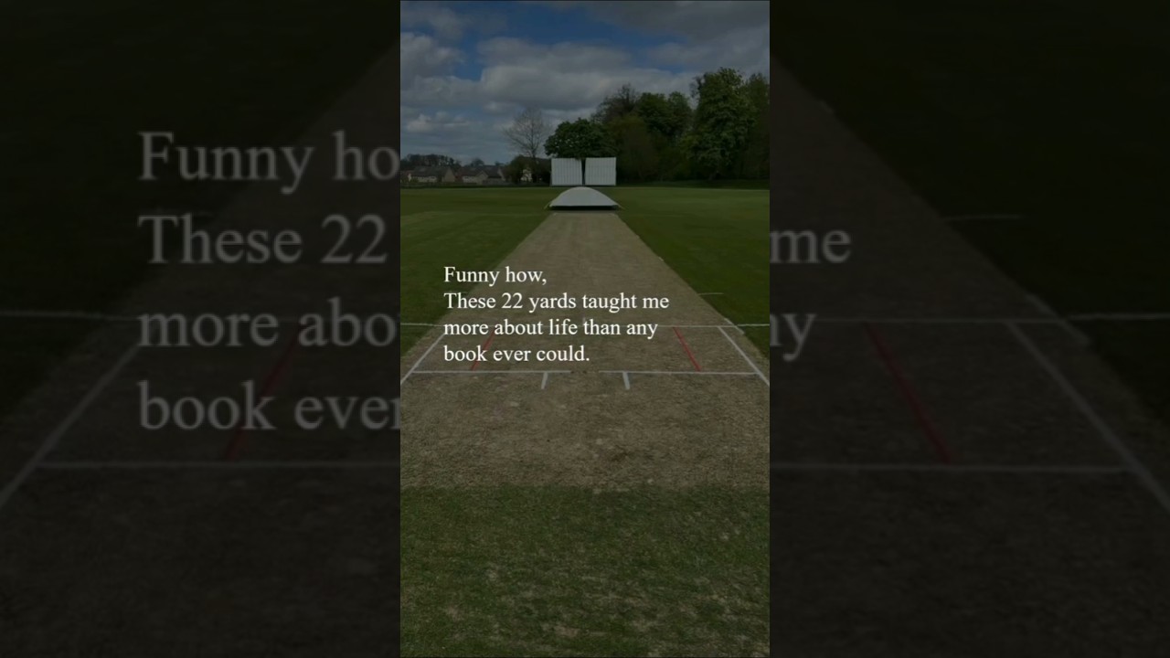 These 22 yards are not just a pitch - 