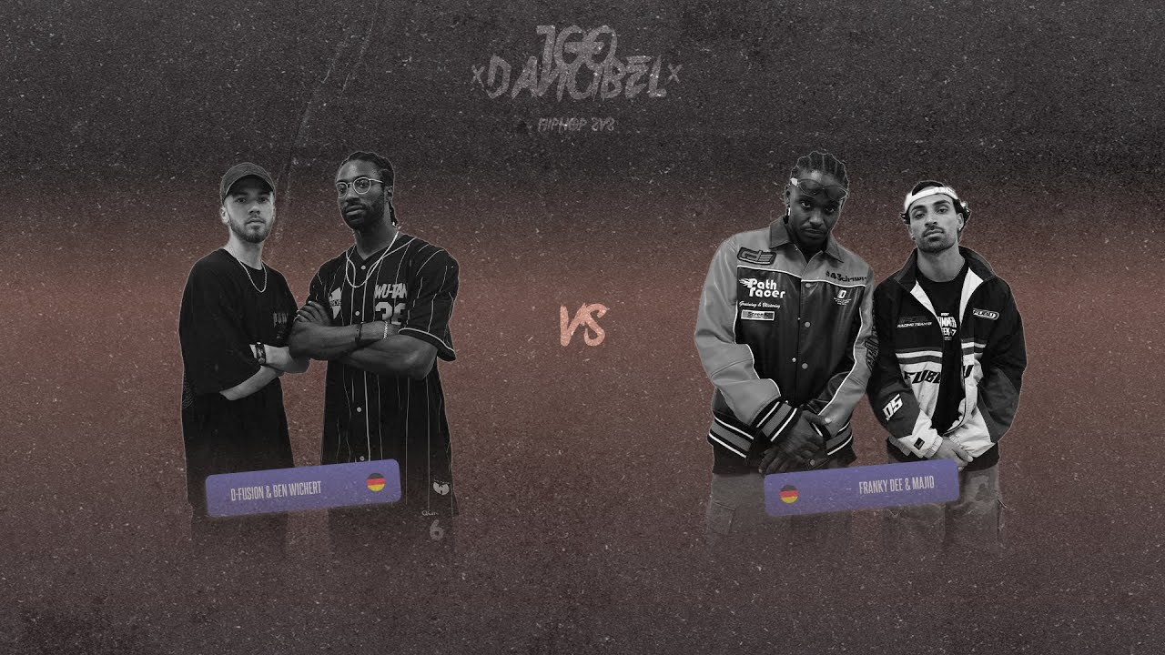 BEN WICHERT & D-FUSION VS FRANKY DEE & MAJID - 100 danciBel 2023 - FINAL HIPHOP 2VS2