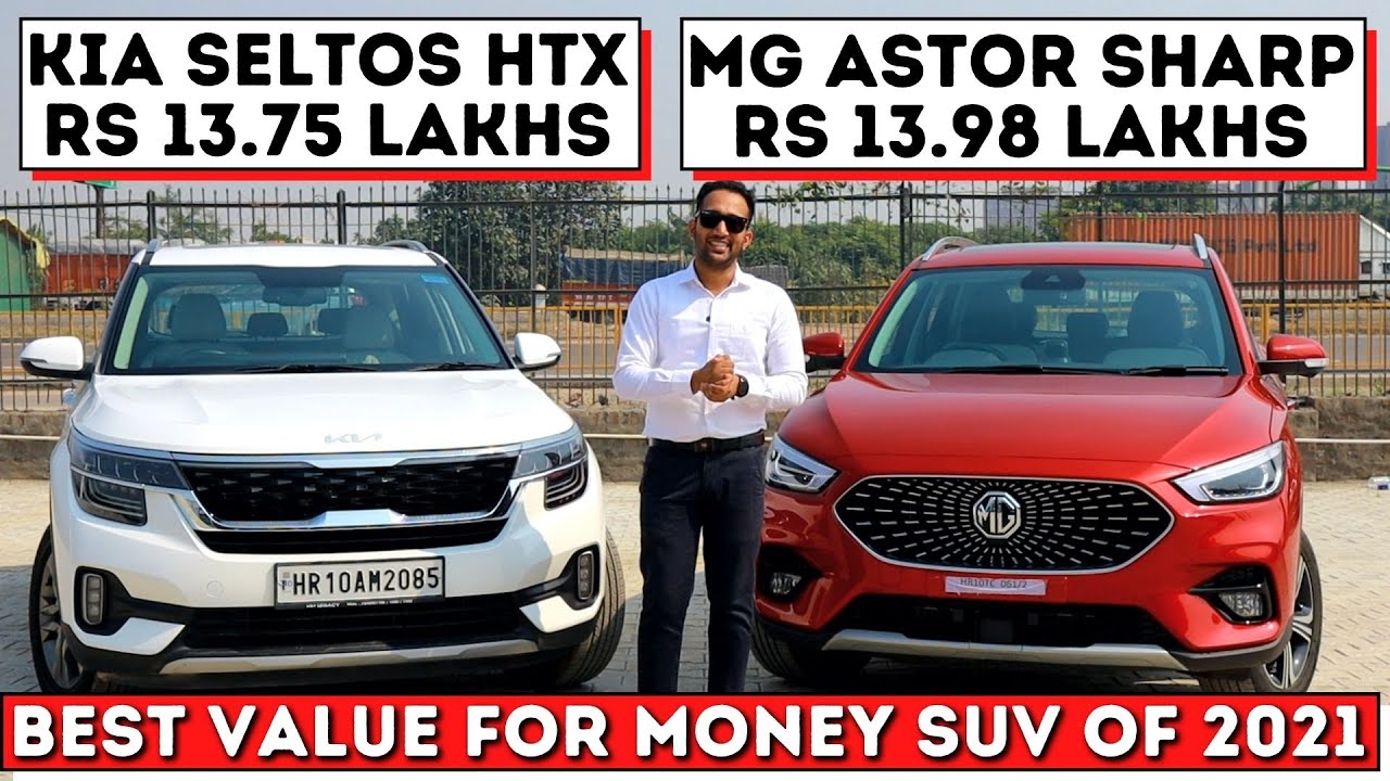 MG Astor Sharp CVT VS Kia Seltos HTX IVT – Value for Money SUV of India Konsi Hai ? 🔥