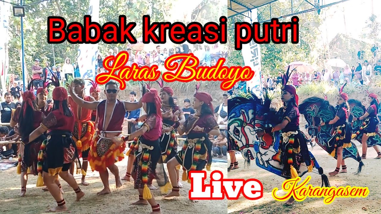 Babak putri#Laras budoyo #live Karangasem