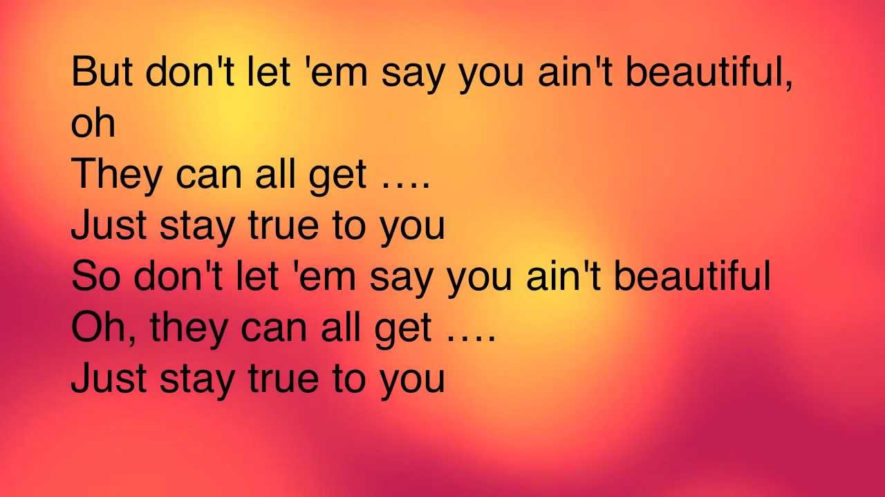 Beautiful Eminem- Clean- Lyrics