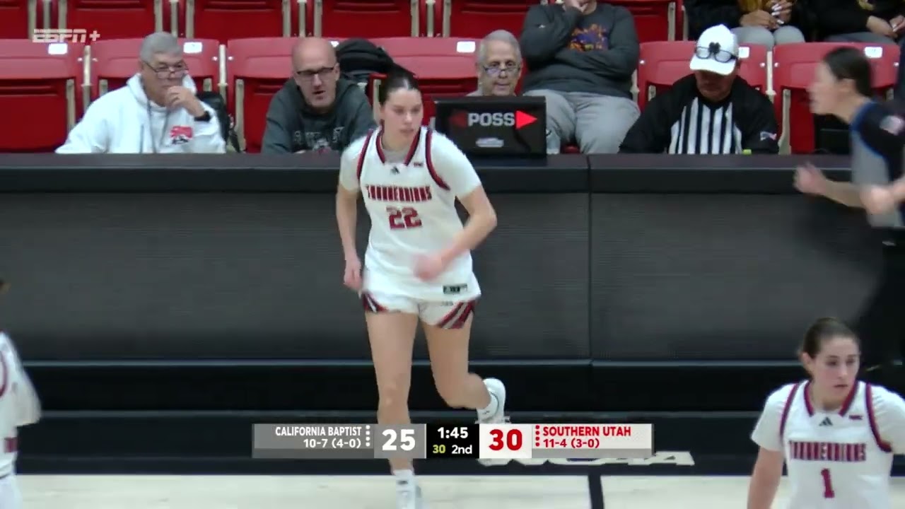 BROADCAST SAMPLE: Southern Utah vs California Baptist Women's Basketball, WAC Basketball