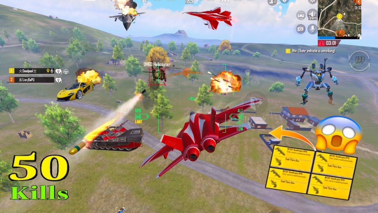 FIGHTER JET ATTACKS✈️😱50+ KILLS🔥M202 Dominated