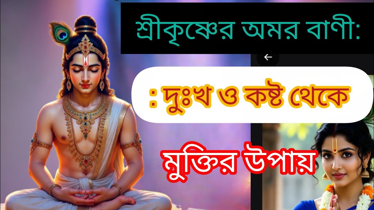 শ্রীকৃষ্ণের অমর বাণী: দুঃখ ও কষ্ট থেকে মুক্তির উপায় | Gita Teachingsজীবনে কেন  Motivational Speech