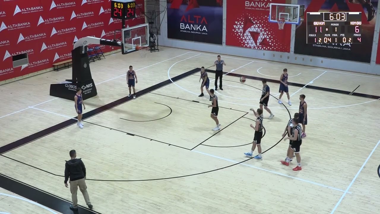 Kvalifikacije za pionirsku Kvalitetnu ligu Beograda: Partizan - Sava 98:55 (05.10.2024.)