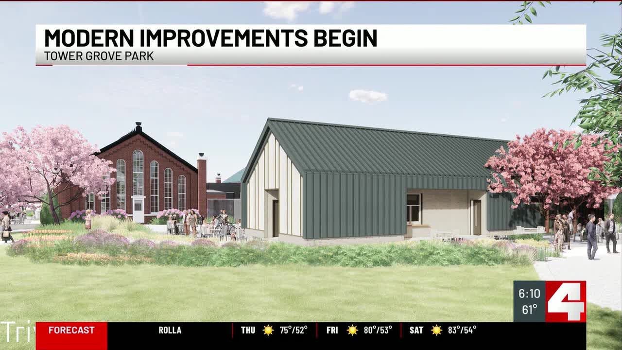 Groundbreaking at Tower Grove Park, largest renovation project in over 40 years