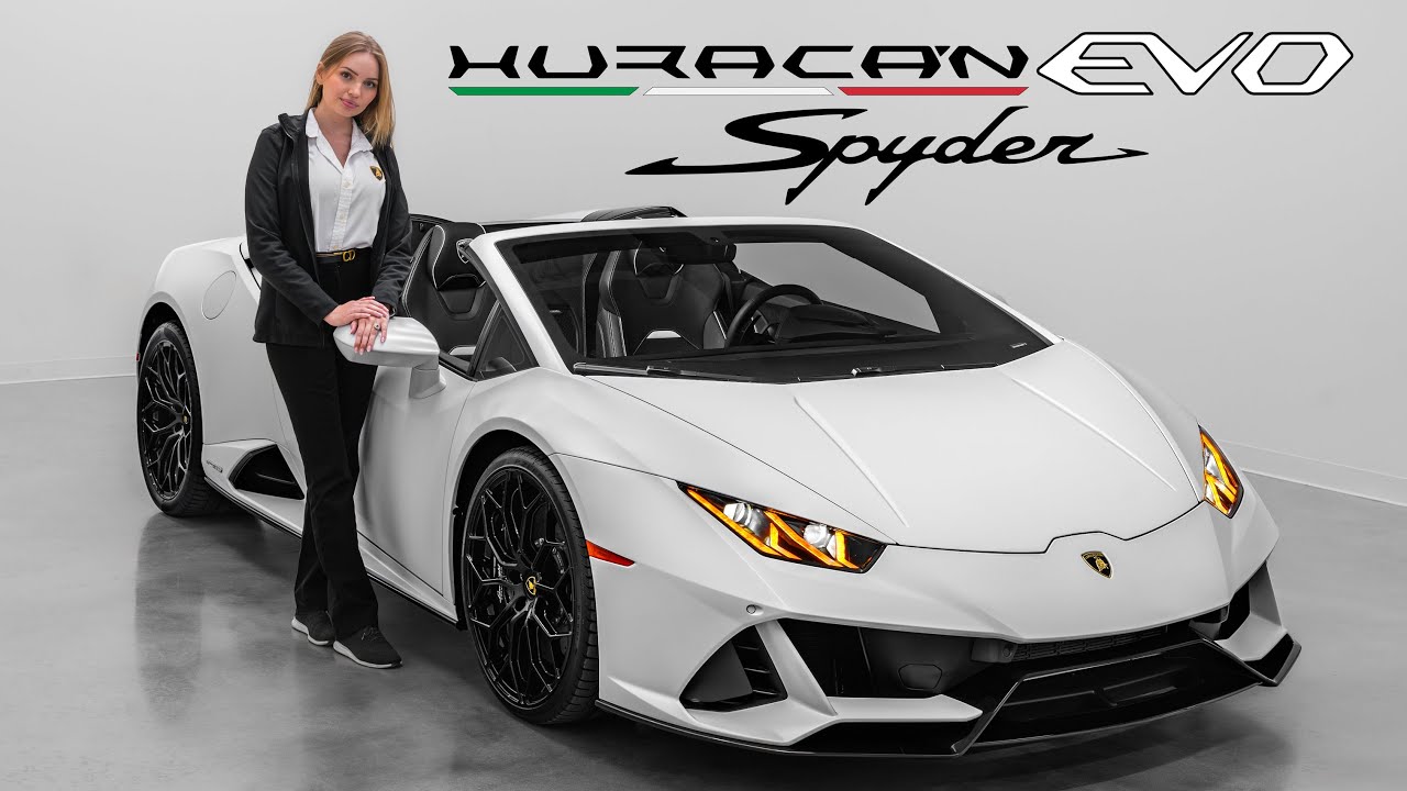 2024 Huracan EVO Spyder Sound, Interior, and Exterior