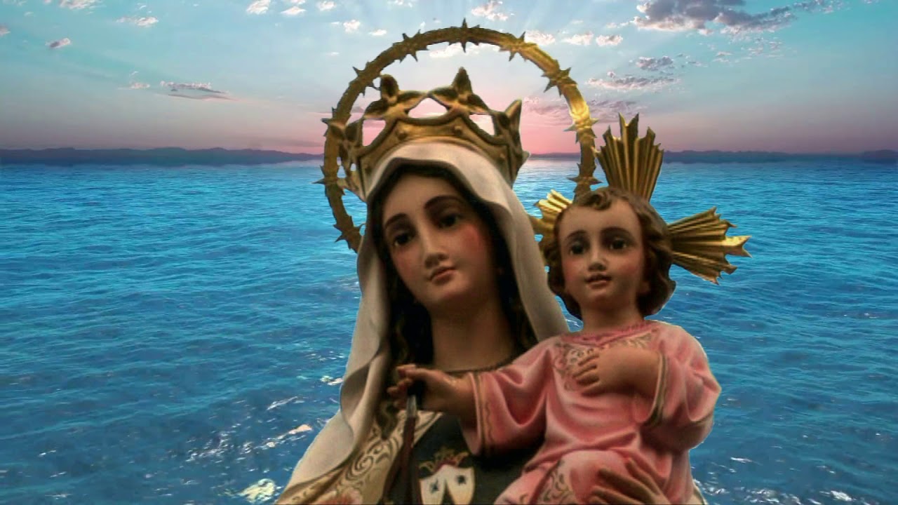 A LA VIRGEN DEL CARMEN  GRUPO ROMPEOLAS