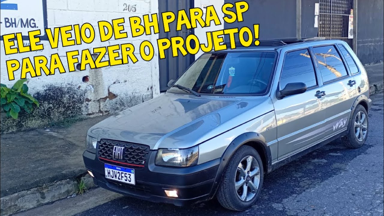 FIAT UNO COM TETO DA T-CROSS,BANCOS DA STRADA VOLCANO E MUITO MAIS !