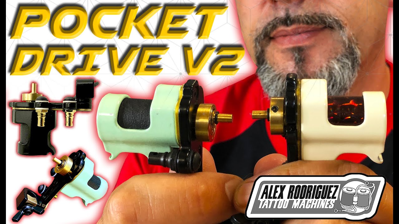 Rotativa POCKET DRIVE V2 Tattoo de Alex Rodríguez | Review de Akira Body Art