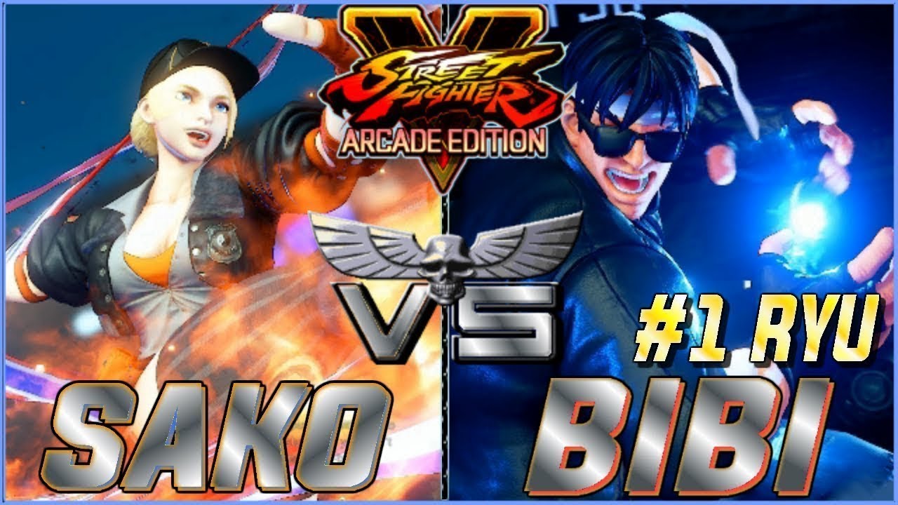 SFV AE 🔥 SAKO (Lucia) VS. BIBI (#1 Ryu)  FIRST TO 3 🔥 NRSFV