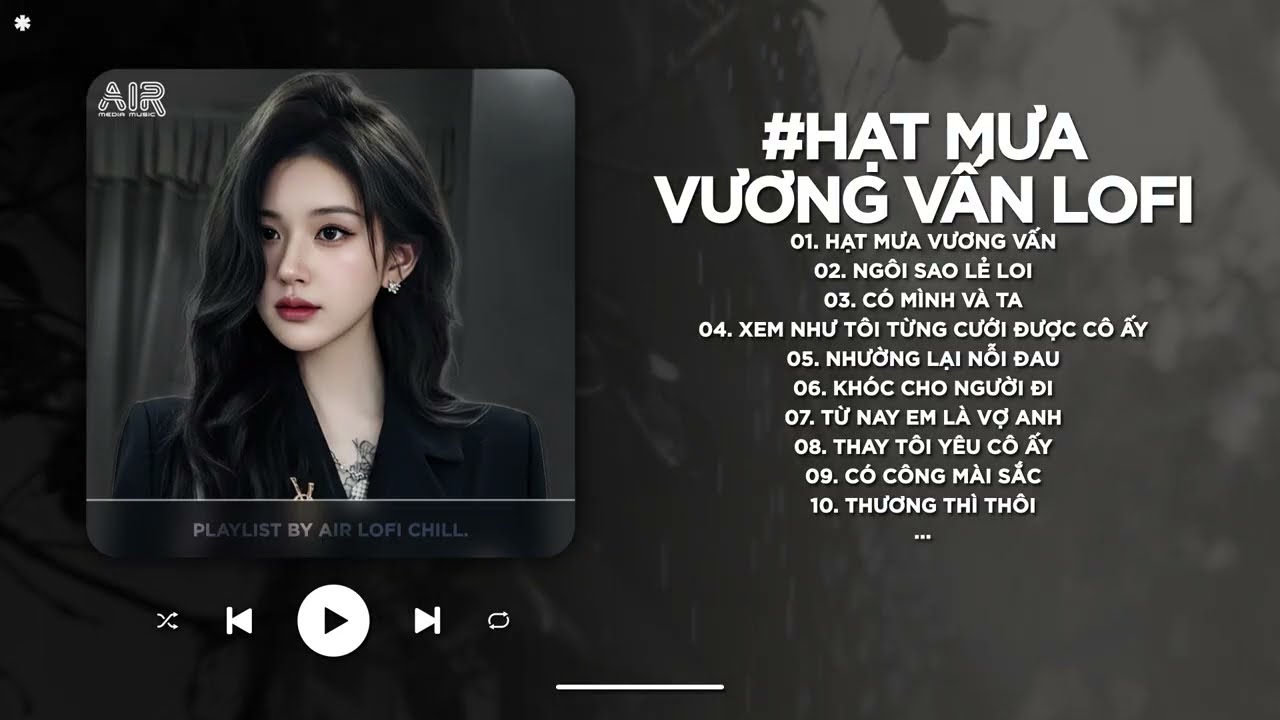 Hạt Mưa Vương Vấn Lofi - Hoà Cùng Yêu Dấu Nỗi Buồn Anh Đang Chôn Sâu - Nhạc Chill TikTok 2026