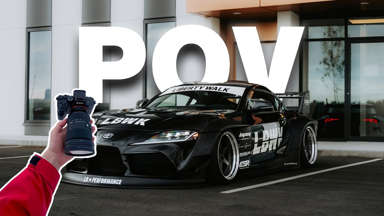 12 Minutes of Relaxing POV CAR PHOTOGRAPHY With RARE Liberty Walk Supra!