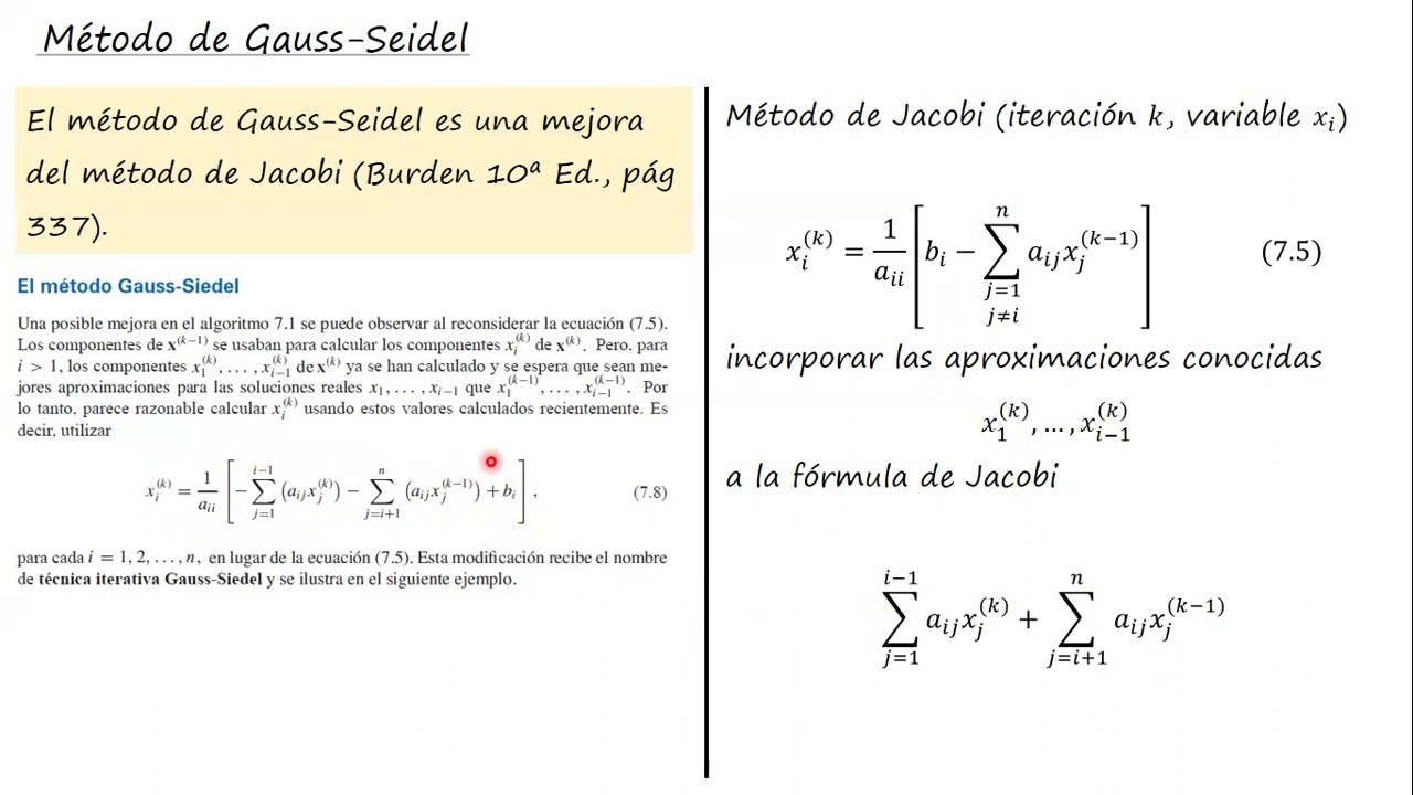 Método de Gauss-Seidel