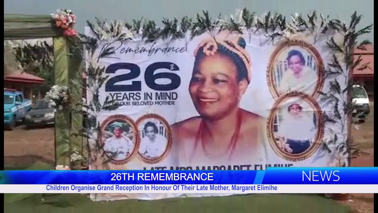 Children Organise Grand Reception In Honour Of Their Late Mother, Margaret Elimihe