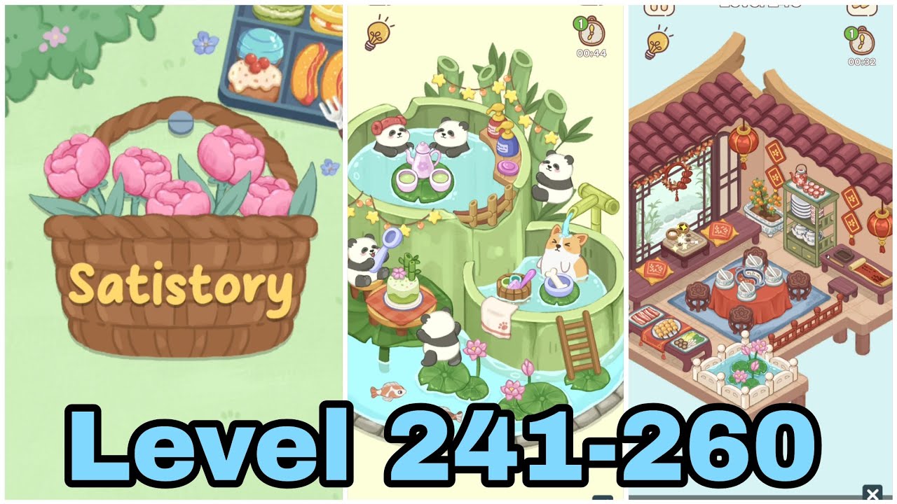 Satistory-Tidy up Level 241-260 ASMR Gameplay Walkthrough 