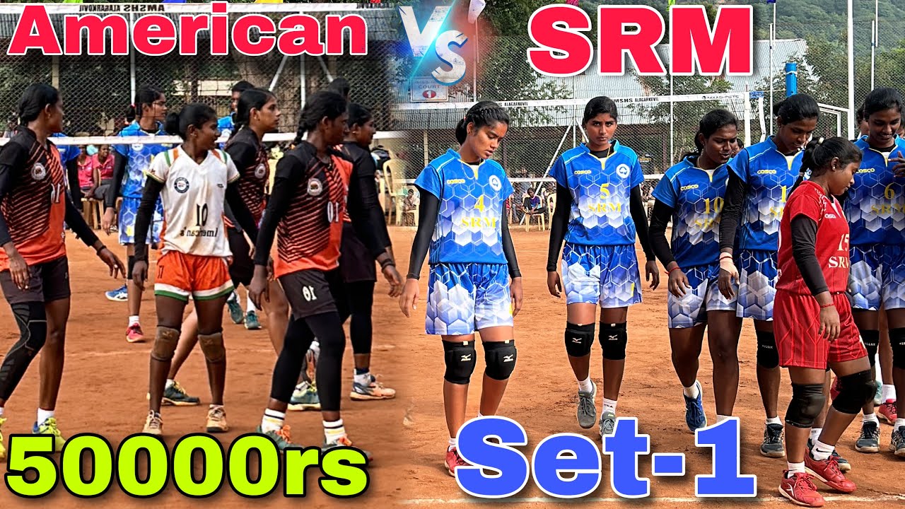 Super Firing 50000rs match | Set-1 | American College vs SRM | Alagarkovil Match | Mr Love volley