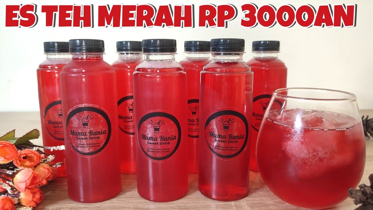 ES TEH MERAH VIRAL 2024! TITIP DI KANTIN SEKOLAH/KANTOR JUAL 3000 LARIS! IDE JUALAN MINUMAN KEKINIAN
