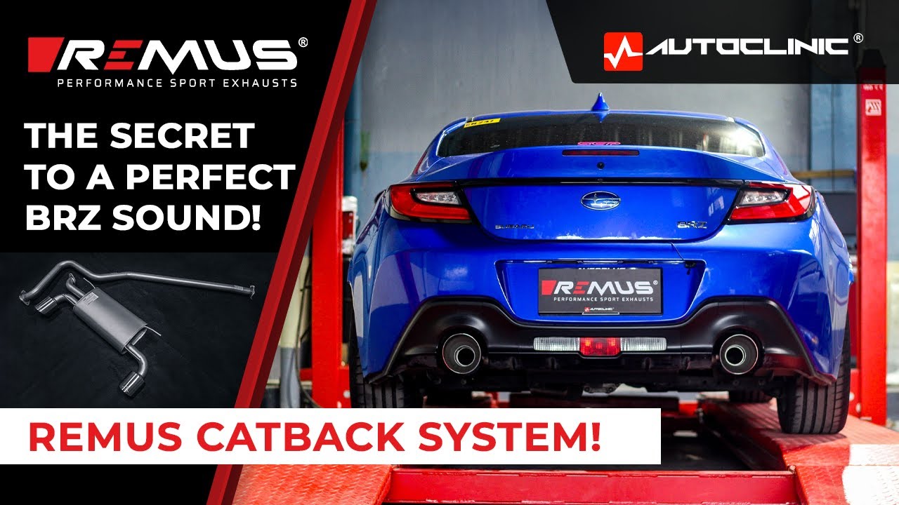 Big Performance Gains! Remus Racing Catback Exhaust for Subaru BRZ / Toyota GR86!