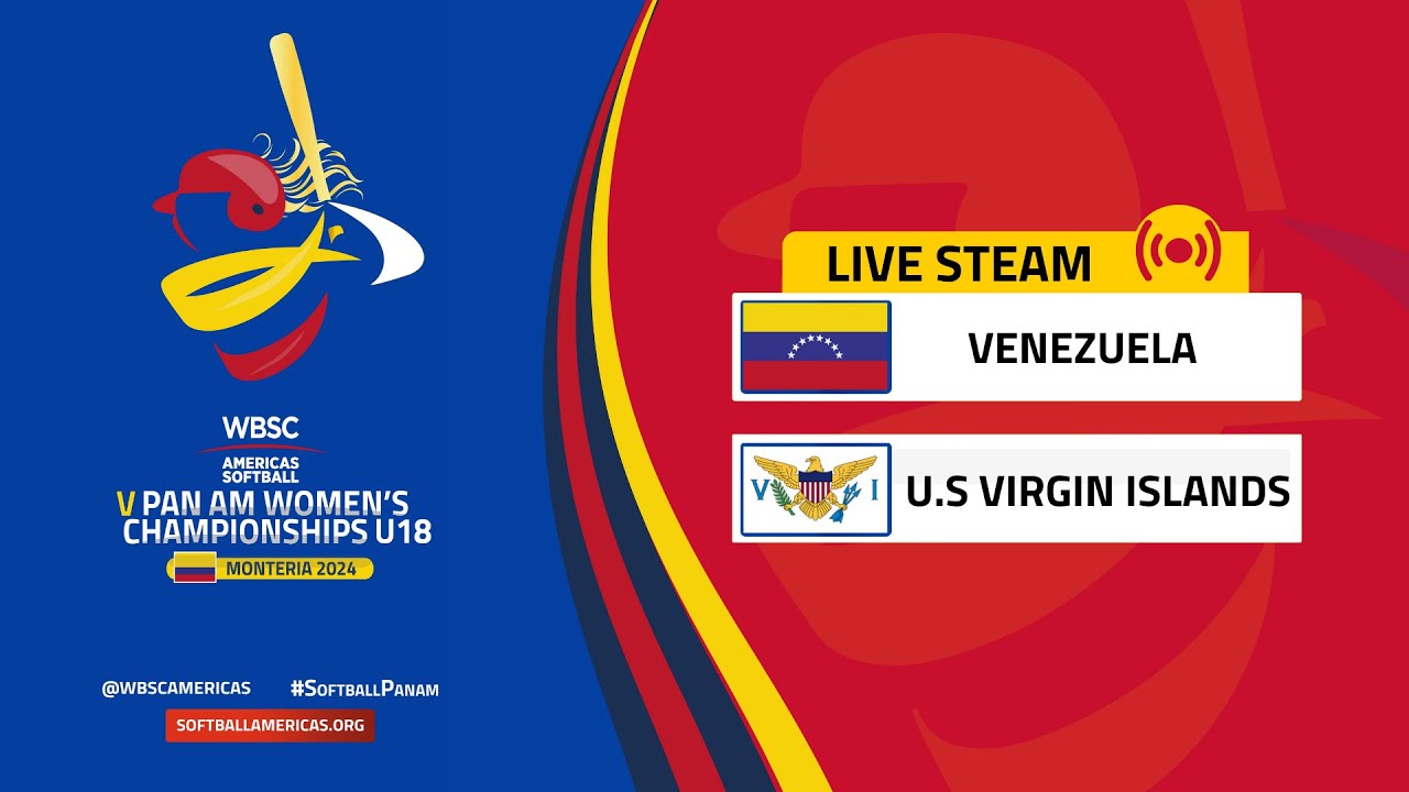 Venezuela vs US Virgin Islands | WBSC Americas Softball V Pan Am U18 Women's Championship 2024