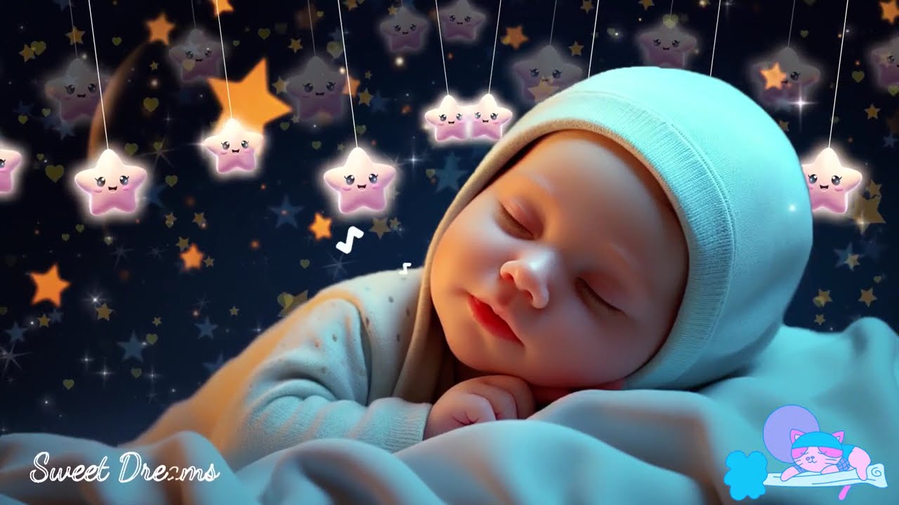 Mozart Brahms Lullaby 🎵 Sleep Instantly in 3 Minutes 🌙 Overcome Insomnia 💤 Soothing Baby Music