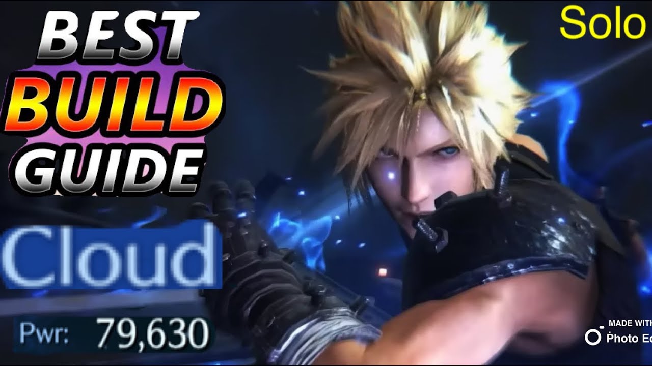 80k max power Cloud build. Solo fights. FF7 Ever Crisis.