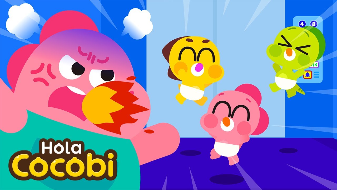Cinco Bebitos Saltando en el Elevador | Canciones Infantiles | Hola Cocobi