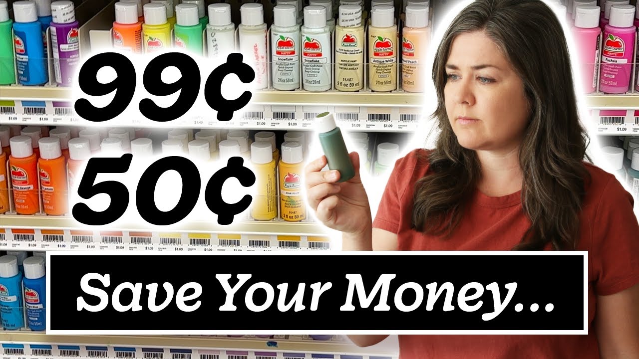 THIS is why you should buy cheap acrylic paint…