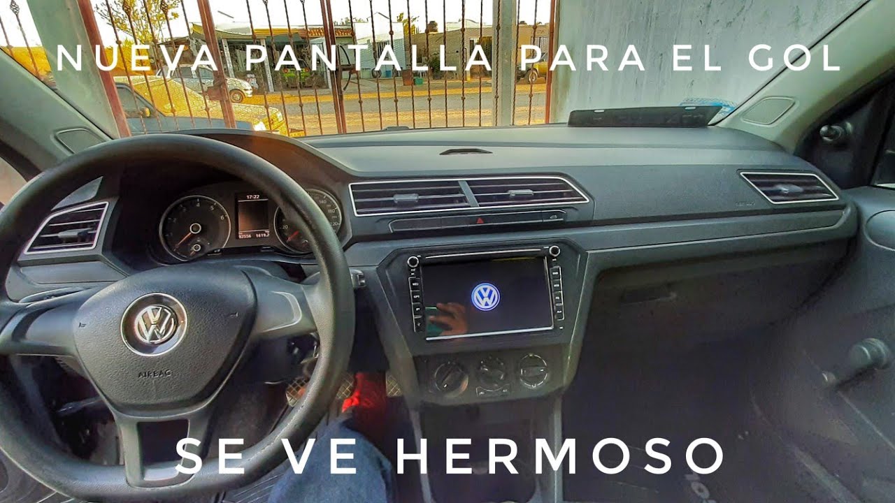 Instalando estereo se pantalla al vw gol |El Del Gol Gris