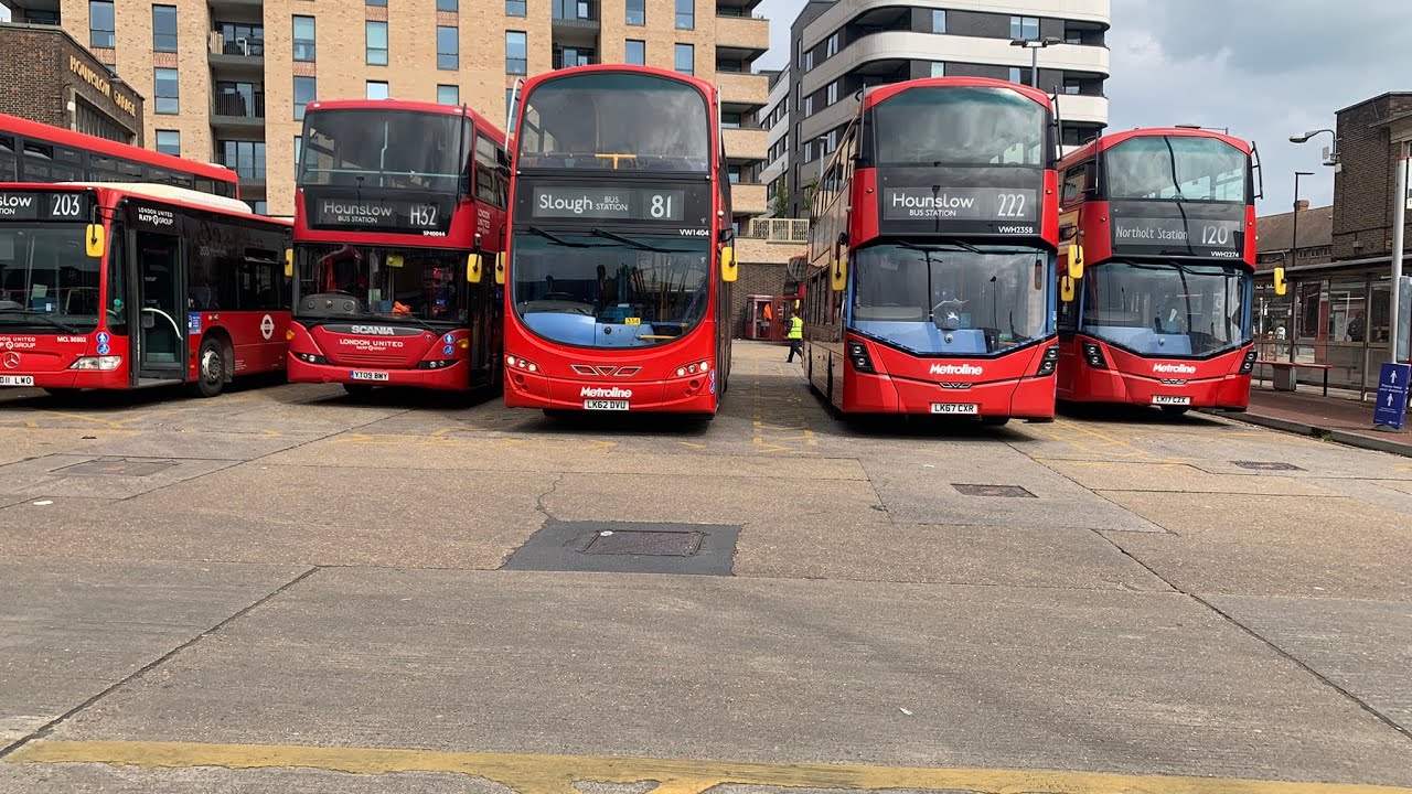 Full Route Visual 81 Hounslow bus Station to Slough bus Station LK62 DVU VW1404