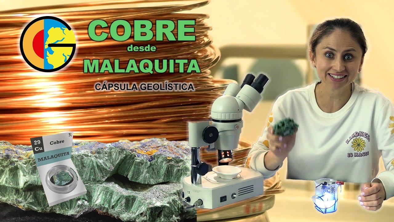 Cobre desde Malaquita - C&Aacute;PSULA GEOL&Iacute;STICA