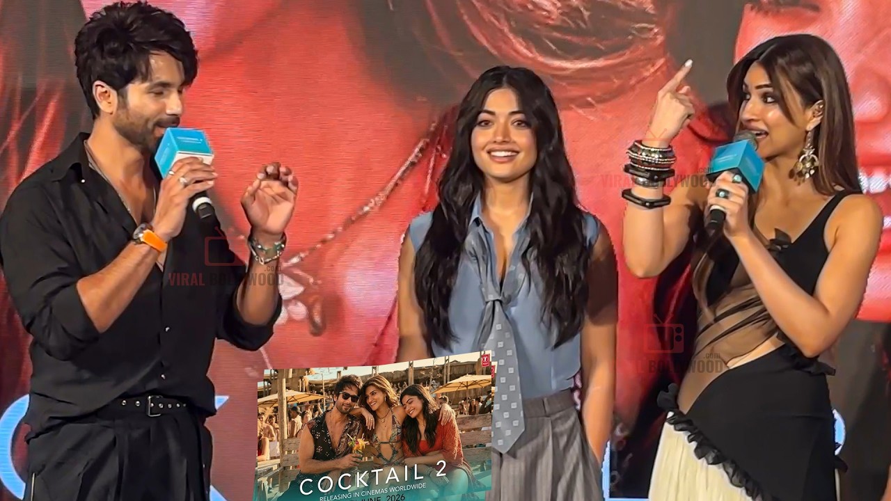 Shahid Kapoor, Kriti Sanon & Rashmika Mandanna React to 