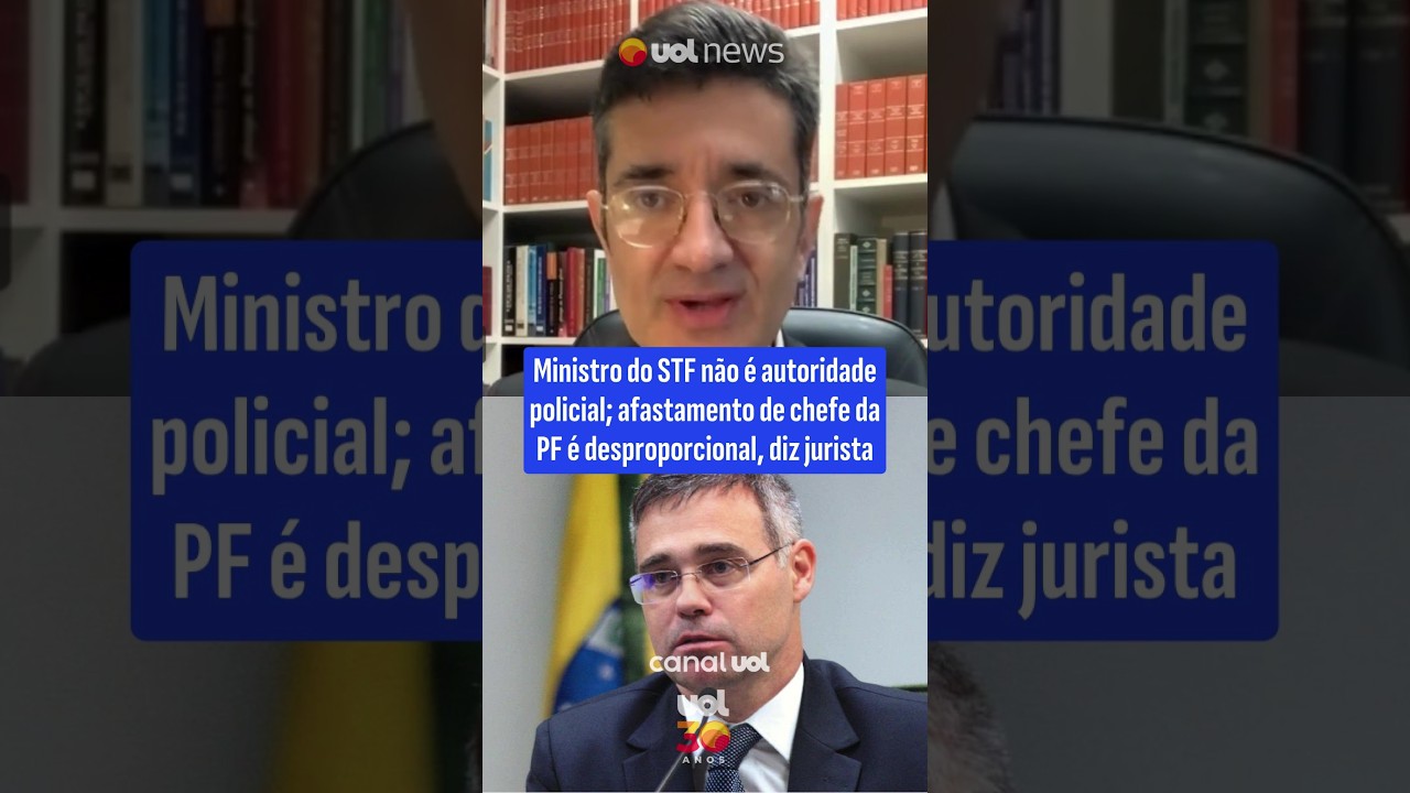 Ministro do STF n&atilde;o &eacute; autoridade policial; afastamento de chefe da PF &eacute; desproporcional, diz jurista