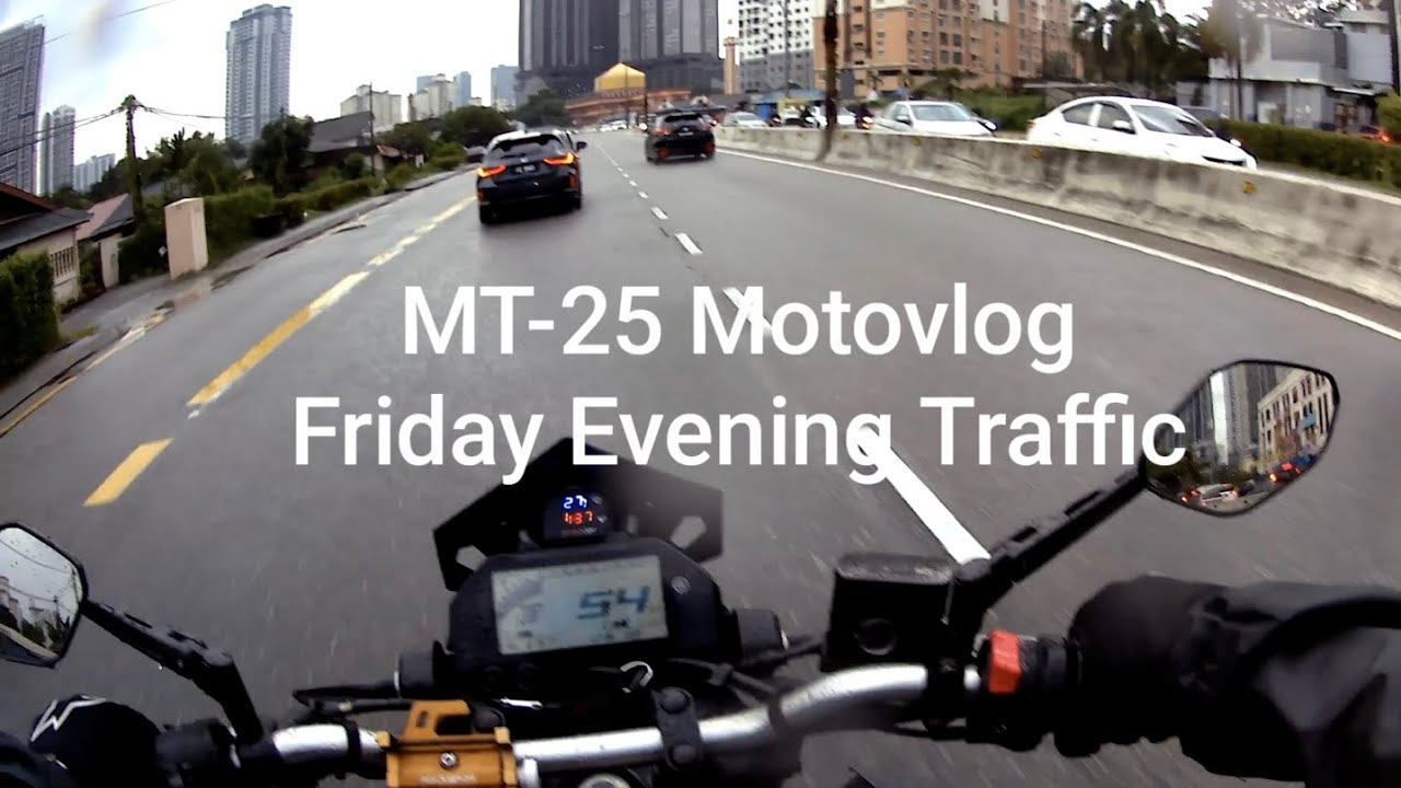 Yamaha MT-25 Motovlog: Friday Evening Traffic