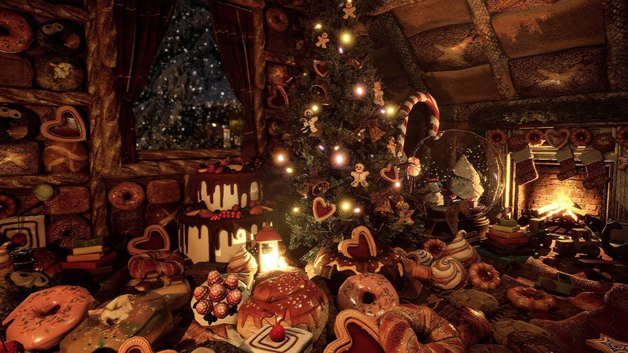 Stay In A Cozy Cookie House 🍪🍩🥨 l Beautiful Christmas Music l Immersive Ambience Experience